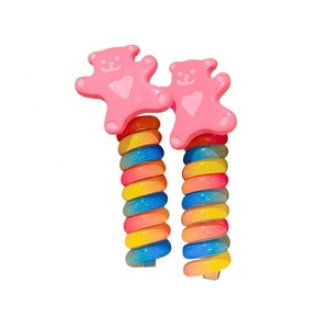 Accessoires élastiques ligne <span class=keywords><strong>de</strong></span> <span class=keywords><strong>cheveux</strong></span> en spirale cordon <span class=keywords><strong>de</strong></span> téléphone chouchou sourire fleur tresse élastique noeud <span class=keywords><strong>fil</strong></span> <span class=keywords><strong>de</strong></span> téléphone attaches à <span class=keywords><strong>cheveux</strong></span> pour enfants - Product Image 4