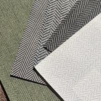 Tissu d'ameublement en oléfine alternatif Sunbrela, motif uni, anti-UV, imperméable, antidérapant, résistant à la décoloration pour canapé de patio extérieur