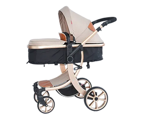 Cochecito Clásico High View con Capota, Mosquitera, Arnés <span class=keywords><strong>de</strong></span> 5 Puntos, Suspensión en las Ruedas, <span class=keywords><strong>de</strong></span> 0 a 3 Años - Product Image 3