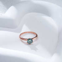 Conjuntos de Joyería de Moda en Oro Rosa, Plata de Ley S925 con Certificación GRA, Corte Brillante de 4CT, Conjunto de Collar con Cadena de Moissanita para Mujer