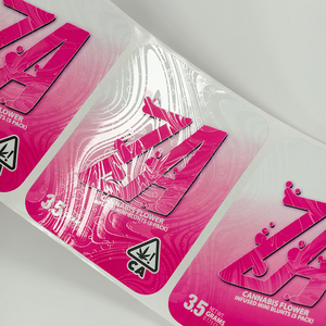 Eco Friendly <b>Roll</b> Labels Sustainable Material Self Adhesive <b>Stickers</b> for Green Brand Product Packaging - Product Image 3