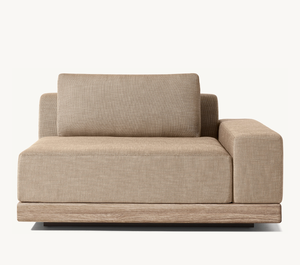 Muebles de Madera Maciza de Teca para Exteriores, Modernos y de Lujo, Resistentes a la Intemperie, para Patio, Jardín, Hotel, Piscina, Conjuntos Modulares en Forma de U - Product Image 2