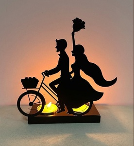 Geometric Design Metal <b>Tea</b> <b>Light</b> Candle Holders For Modern Interior Table Decoration Or Festive Event Settings From India - Product Image 3