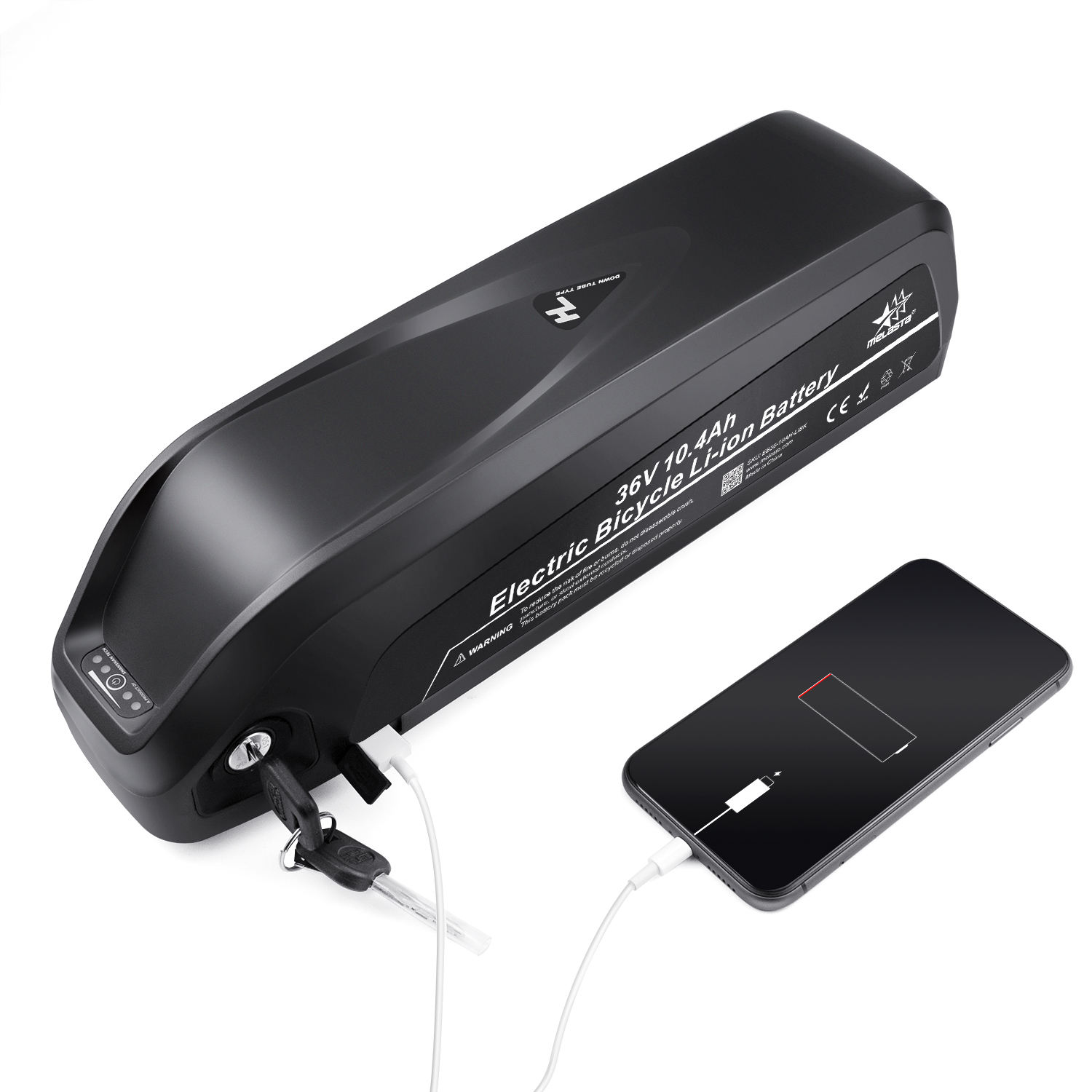 Hailong Li-Ion E-Bike Battery 36V Ah Lithium Ion E Bike Battery Case  Electric Bike Battery Pack for Ebike