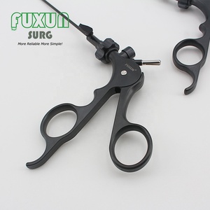 Kit bedah anak Mini <span class=keywords><strong>3mm</strong></span>, Set peralatan bedah laparoskopi endoskop panjang fenestrasi Manual Asahan forsep instrumen logam plastik - Product Image 6
