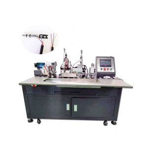 Full automatic earphone jack enamel wire <b>soldering</b> <b>machine</b> for 3.5mm jack - Product Image 3