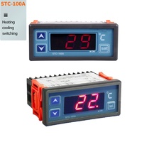 Contrôleur de température pour réfrigérateur STC-100A avec affichage numérique, fonctions de chauffage et de refroidissement, alarme, contrôle intelligent