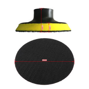 Almohadilla de respaldo de disco de lijado negro y amarillo de 3 pulgadas, placa de respaldo de gancho y bucle de rosca M10 para herramientas abrasivas, pulido de madera de Metal - Product Image 4