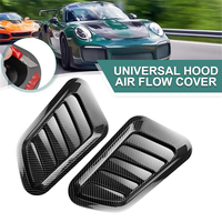 Autocollants universels ABS pour sortie d'air du capot moteur, accessoires de décoration automobile, ailettes de requin pour voitures