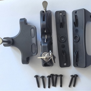 Verrou de clôture automatique OEM/ODM <span class=keywords><strong>pour</strong></span> extérieur, sécurisé avec clé, à double verrouillage latéral, divers types de serrures de clôture - Product Image 5