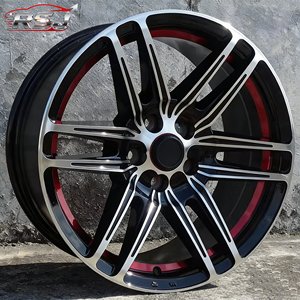 Jante de voiture en alliage de magnésium de qualité supérieure RSJ 17 pouces ET25 5 trous Cb 63.4 5X108 8.0jj - Product Image 1