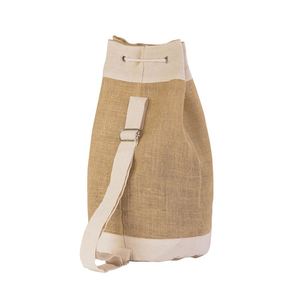Fashion Custom Logo Multipurpose Large Capacity Leisure Jute Cotton Sailor Duffel Bag <b>Drawstring</b> <b>Backpack</b> <b>Drawstring</b> Bag - Product Image 3