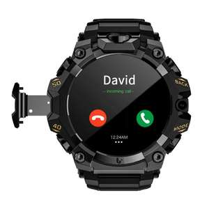 Montre connectée <span class=keywords><strong>LOKMAT</strong></span> <span class=keywords><strong>APPLLP</strong></span> 2 <span class=keywords><strong>Pro</strong></span> 4G, écran 1,508 pouces, processeur quadricœur SC8541E, 4 Go + 64 Go, Android 8.1 - Product Image 4