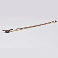 Musical Instrument Customized Real Horse Hair White Pearl Inlaid Brazilwood Violin Bow