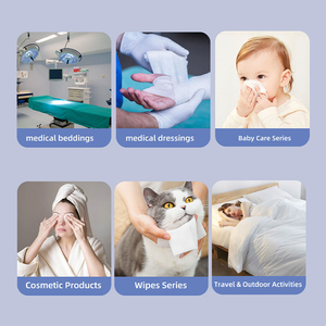 <span class=keywords><strong>Viscose</strong></span> và Polyester spunlace vải không dệt cho mô ướt nguyên liệu biodegrad tre <span class=keywords><strong>viscose</strong></span> không dệt nhà sản xuất - Product Image 6