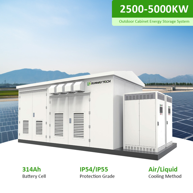Bess Container 2.5MW 5MW High Voltage LiFePO4 Battery 5mwh 10mwh Commercial and Industrial Energy Storage System