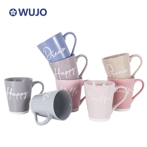 Sáng tạo Hiện Đại Đồ đá cốc cà phê hợp thời trang tùy chỉnh đầy đủ màu sắc Cốc gốm cho khuyến mãi - Product Image 1