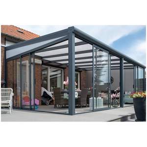 Moulure de toit en polygone moderne pour véranda en aluminium d'extérieur autoportante personnalisée couvertures de patio en aluminium pour <span class=keywords><strong>jardin</strong></span> d'hiver pour verre de villa - Product Image 5