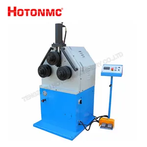 HRBM50HV Hydraulic Bending Machine , Tube Bender Machine , 3-roll Hydraulic Bending Machine