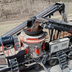 Giao Hàng Nhanh All-in-One Di Động Nhà Máy Nghiền Hàm Và Cone/Tác Động Máy Nghiền Kết Hợp Máy Nghiền Dòng - Product Image 4