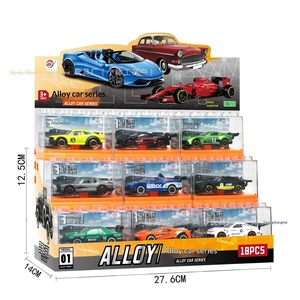 Nuevo Set <span class=keywords><strong>de</strong></span> Colección <span class=keywords><strong>de</strong></span> <span class=keywords><strong>18</strong></span> Piezas <span class=keywords><strong>de</strong></span> Autos <span class=keywords><strong>de</strong></span> <span class=keywords><strong>Metal</strong></span> a <span class=keywords><strong>Escala</strong></span> <span class=keywords><strong>1</strong></span>:64, Juguetes para Niños Pequeños - Product Image 1