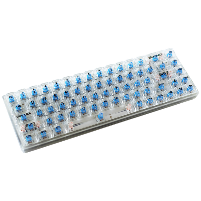 Customized 100 Gamer White Backlit Hot Swappable Gaming Rgb Mechanical Keyboard 100 Mechanical Keyboard