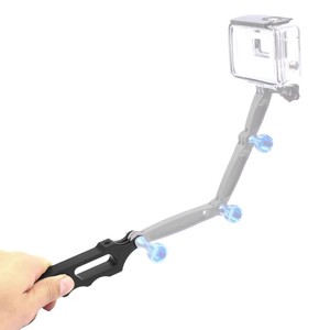 Poignée de prise de vue multifonction en alliage d'aluminium pour <span class=keywords><strong>GoPro</strong></span> Hero 13 Insta360 Ace Pro 3 2 DJI Osmo 360 Go3 Ultra Go3S - Product Image 3