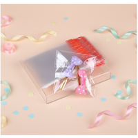 Sacs BOPP transparents personnalisés en gros (100 pièces) imprimés en héliogravure, auto-adhésifs, anti-odeur, pour vêtements, jouets, cadeaux et artisanat