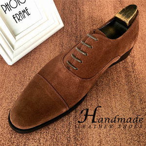 New model <b>Block</b> retro casual business leather shoes for men - genuine leather three-piece oxford shoes - Product Image 1