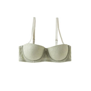 Nouveau soutien-gorge à armatures <span class=keywords><strong>en</strong></span> acier avec bonnets froncés, dos élégant, bonnets <span class=keywords><strong>en</strong></span> dentelle fine, soutien-gorge cousu à la machine - Product Image 6