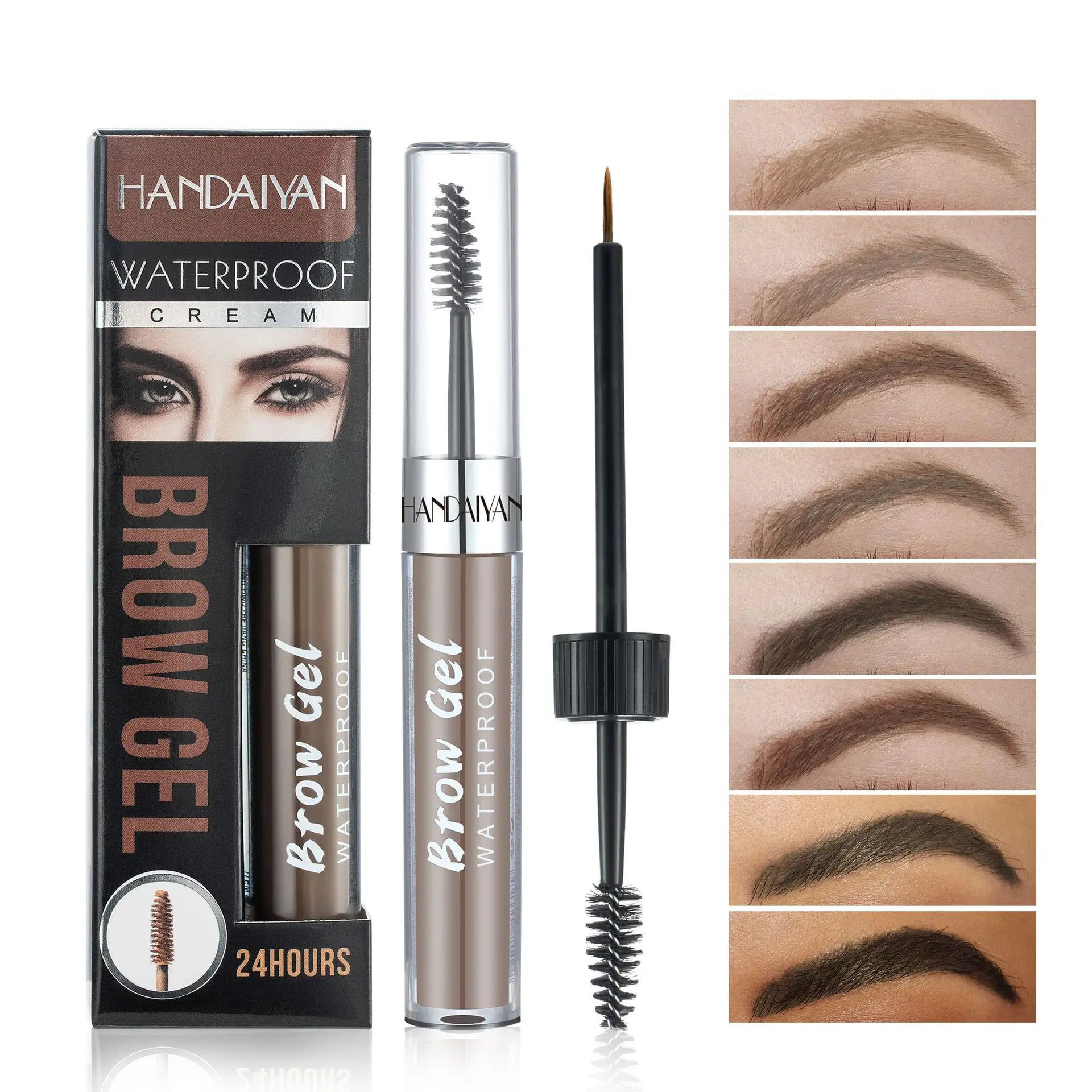 Maquillage naturel Teinte pour sourcils Gel pour sourcils imperméable Gel pour sourcils longue durée