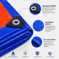 Bâche en polyester tissé enduit de PVC robuste, imperméable et résistante aux UV, pour couvrir les remorques de camions et les plateformes de chargement en extérieur