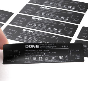 Heat Resistant PVC Acrylic Single Transparent Film Labels Waterproof Oil-proof Outdoor <b>Vinyl</b> <b>Stickers</b> for Advertising Display - Product Image 3