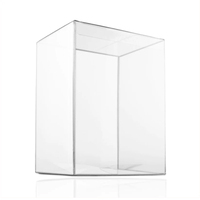 Boîte de protection rectangulaire transparente en PET de haute qualité de 4 pouces, en matériaux recyclés, protection UV, pour jouets, marque personnalisée, épaisseur 0,5 mm