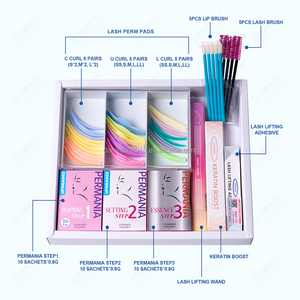 Kit coréen de levage des cils Permania Eyelash Lift Set Haute qualité Garder pendant 8 semaines Eyelash Lift <span class=keywords><strong>Mascara</strong></span> Easy Perm Kit - Product Image 4