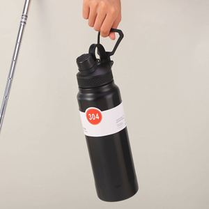 Stainless Steel Vacuum Flask 750ml 950ml Double Wall <b>Insulated</b> Thermal <b>Bottle</b> with Handle for Travel - Product Image 5