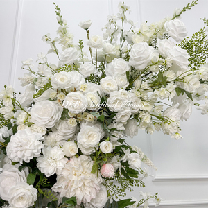 Arche de fleurs artificielles en soie de haute qualité DKB Factory Wholesale, hauteur 6-7 pieds, durable, écologique, décoration d'arche de mariage - Product Image 5