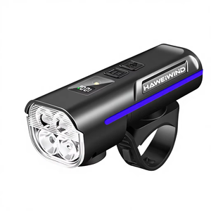 Faro Anteriore <span class=keywords><strong>LED</strong></span> per Bicicletta JF 3600 mAh, Lampada <span class=keywords><strong>Frontale</strong></span> a Batteria ad Alta Intensità per Pedalate Notturne in Città e su Strada - Product Image 1