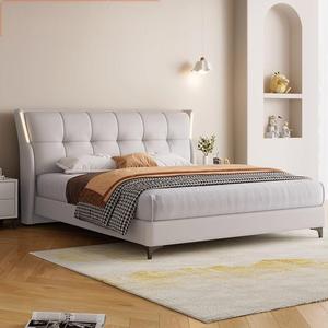 Gunstig modern zacht klein <span class=keywords><strong>bed</strong></span> groot mensengroot zacht <span class=keywords><strong>bed</strong></span> zacht bedframe op de vloer - Product Image 1