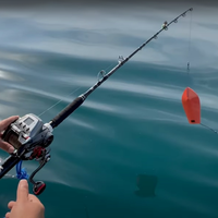 Pêche en mer Dispositif de type K Yousya Planche de plongée à la traîne Bateau de pêche Orange Clés de pêche pour 10 ans avec rôle et Il 8.5 133