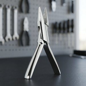 Pince manuelle universelle pour la pose et l'ajustement de fils orthodontiques rigides, pour la formation de boucles, certifiée CE ISO - Product Image 3