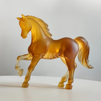 Coffrets Cadeaux Personnalisés avec Logo Sculpté à la Main Décoration Maison Ornement Cheval Cristal Autre Produit d'Artisanat en Cristal