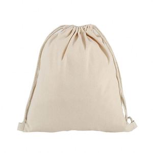 Custom Brand Logo 30x40cm Natural Drawstring Cotton <b>Shoes</b> Pouches Slippers Bags - Product Image 6