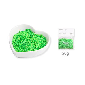 Perline Ilan Abalorios verdi da 2 mm, 50 g, per la creazione di gioielli - Product Image 2