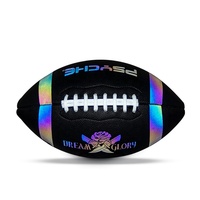 Ballon de football américain de taille officielle 9, logo personnalisé, ballon de rugby professionnel pour les matchs