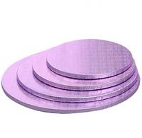 Plateaux à gâteau personnalisés en carton ondulé de 10 à 12 mm d'épaisseur avec bords enveloppés, base en carton pour gâteau avec laminage PET, vente en gros