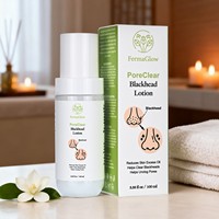 Crème AHA BHA à l'acide glycolique fermenté et à l'acide salicylique, réduit l'excès de sébum, contrôle le sébum, débouche les pores, élimine les points noirs, lotion