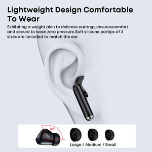 Auriculares TWS Bluetooth 5.0 con control táctil, sonido estéreo y pantalla digital para cancelación de ruido, inalámbricos. - Product Image 5