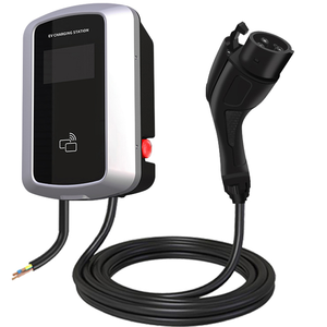 Borne de recharge murale pour voiture électrique 7kW 11kW 16A intérieure/extérieure, station de recharge AC pour Tesla avec câble de 5m - Product Image 5