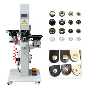 Fully Automatic Metal Snap Button Machine Metal Snap Fastener Pressing Machine